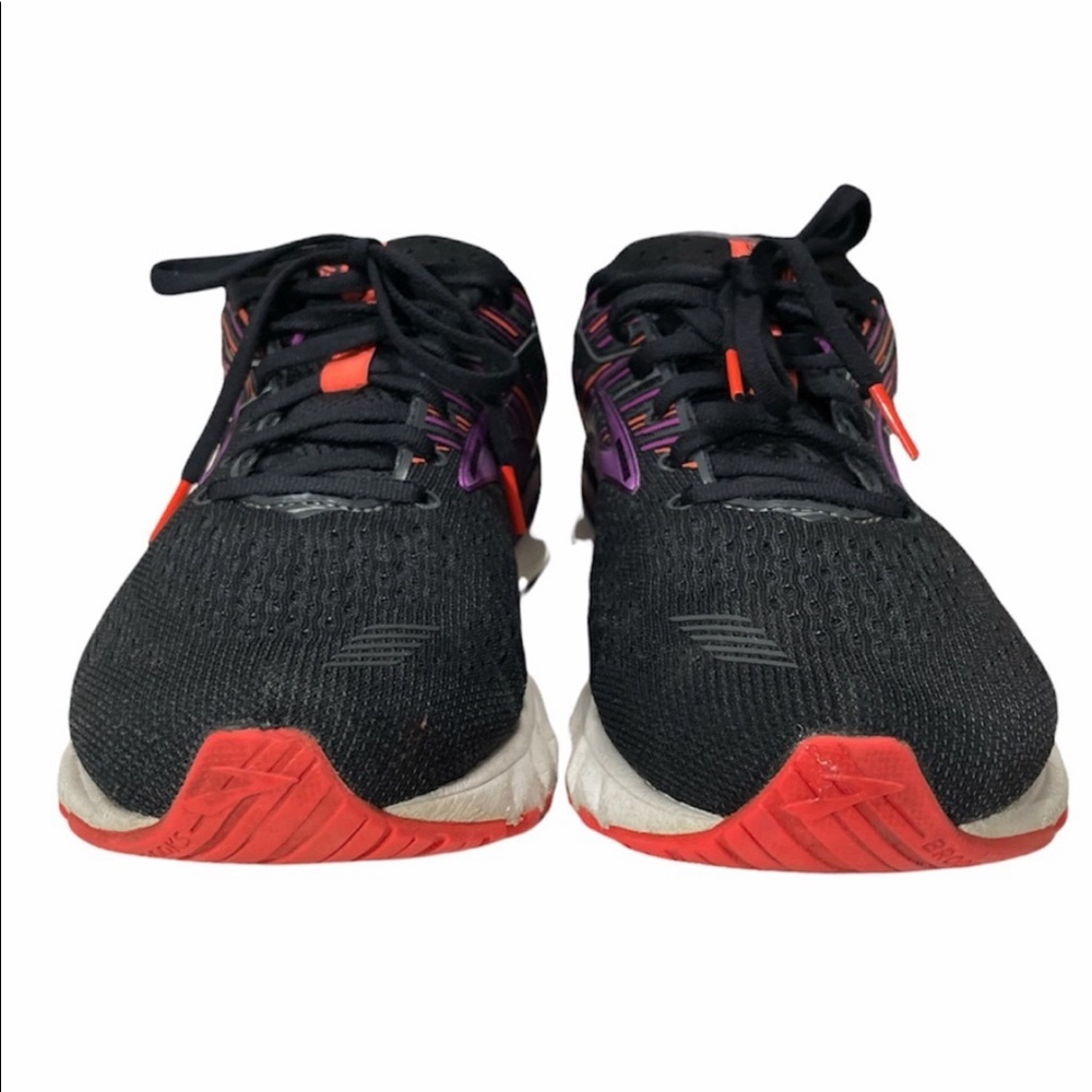 BROOKS Adrenaline GTS 19 Running Sneakers Shoes Black Purple Size 8 - Picture 4 of 7